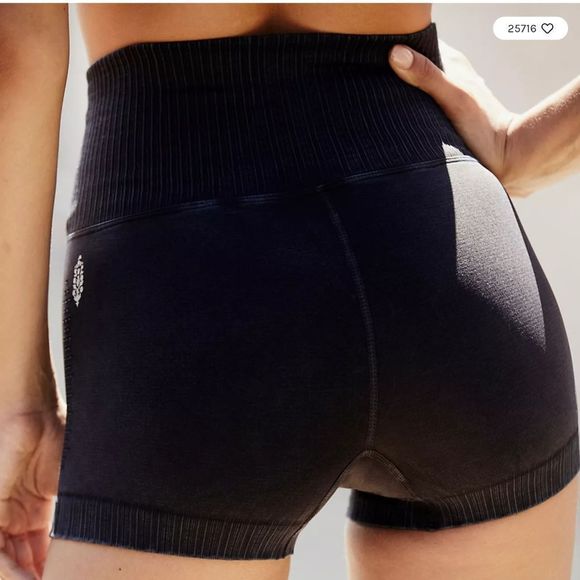 Free People Shorts Freepeople Good Karma Running Shorts Ml Washed